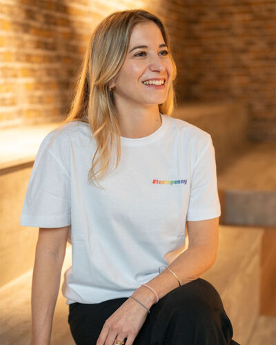 #teambunt T-Shirt weiß Miniaturansicht