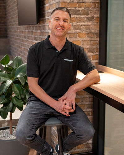 #teampenny Poloshirt schwarz Miniaturansicht