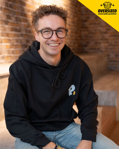 #bebold Hoodie schwarz Miniaturansicht